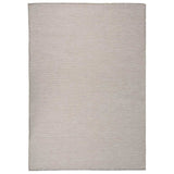vidaXL Buitenkleed platgeweven 80x250 cm grijs