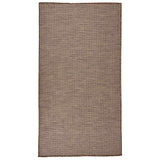vidaXL Buitenkleed platgeweven 80x250 cm grijs