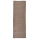 vidaXL Buitenkleed platgeweven 80x250 cm grijs