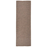 vidaXL Buitenkleed platgeweven 80x250 cm grijs