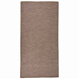 vidaXL Buitenkleed platgeweven 80x250 cm grijs