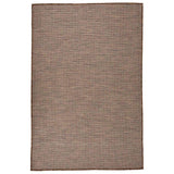 vidaXL Buitenkleed platgeweven 80x250 cm grijs