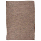 vidaXL Buitenkleed platgeweven 80x250 cm grijs