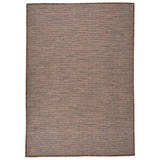 vidaXL Buitenkleed platgeweven 80x250 cm grijs