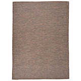 vidaXL Buitenkleed platgeweven 80x250 cm grijs