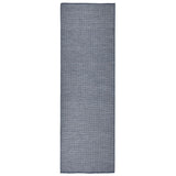 vidaXL Buitenkleed platgeweven 80x250 cm grijs