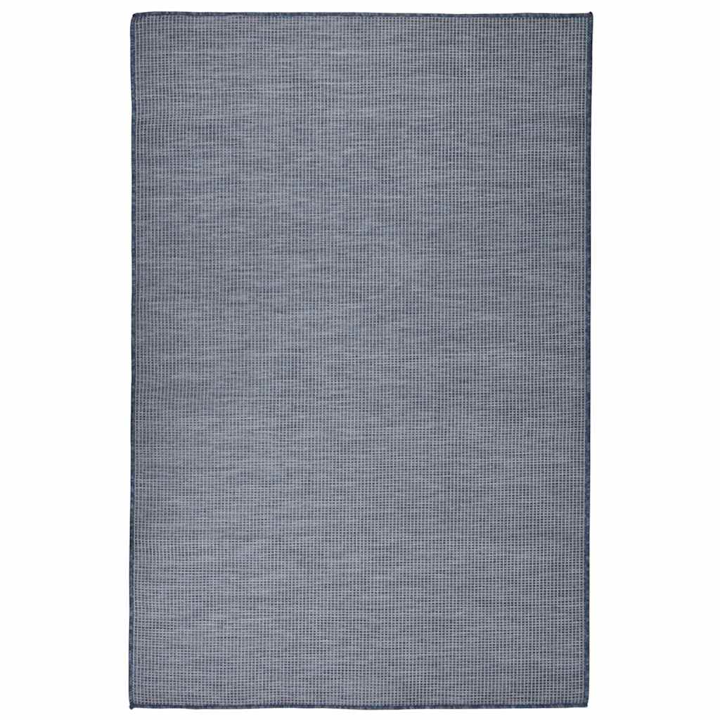 vidaXL Buitenkleed platgeweven 80x250 cm grijs