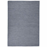 vidaXL Buitenkleed platgeweven 80x250 cm grijs