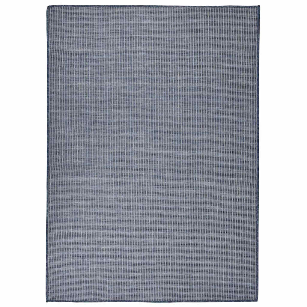 vidaXL Buitenkleed platgeweven 80x250 cm grijs