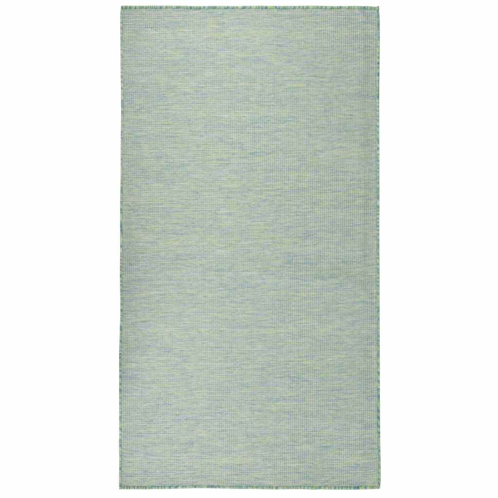 vidaXL Buitenkleed platgeweven 80x250 cm grijs