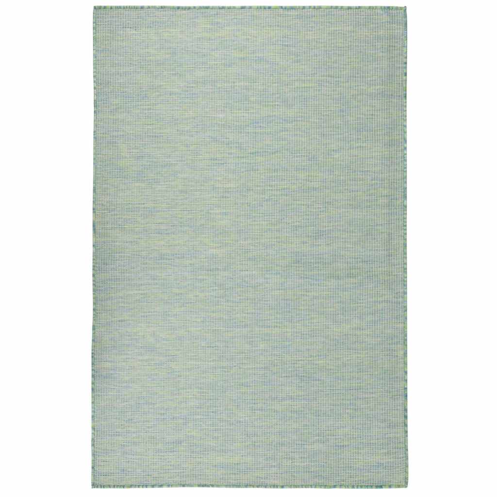 vidaXL Buitenkleed platgeweven 80x250 cm grijs
