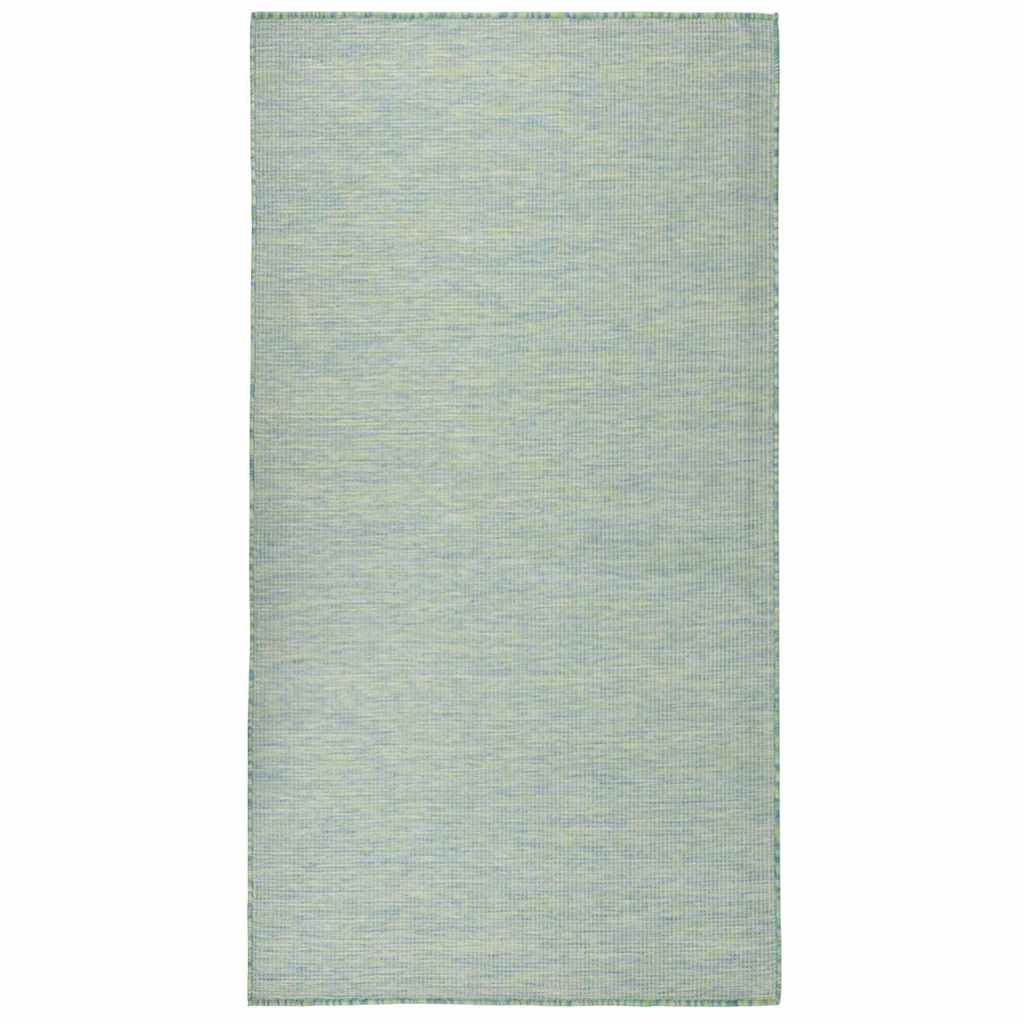 vidaXL Buitenkleed platgeweven 80x250 cm grijs