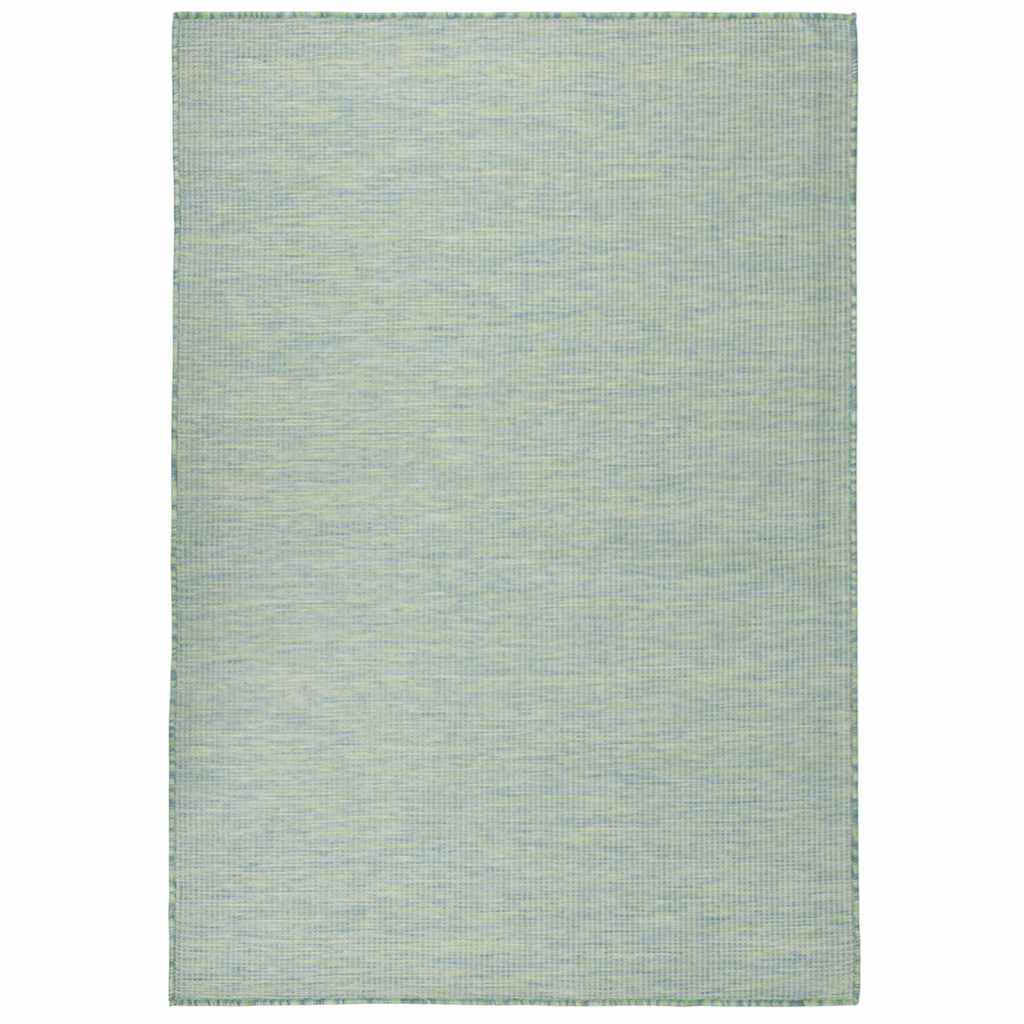 vidaXL Buitenkleed platgeweven 80x250 cm grijs