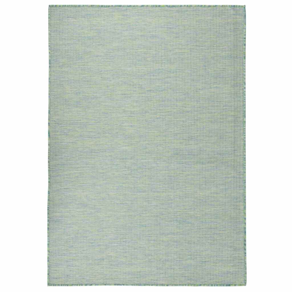 vidaXL Buitenkleed platgeweven 80x250 cm grijs