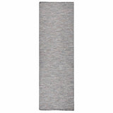vidaXL Buitenkleed platgeweven 80x250 cm grijs