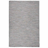 vidaXL Buitenkleed platgeweven 80x250 cm grijs