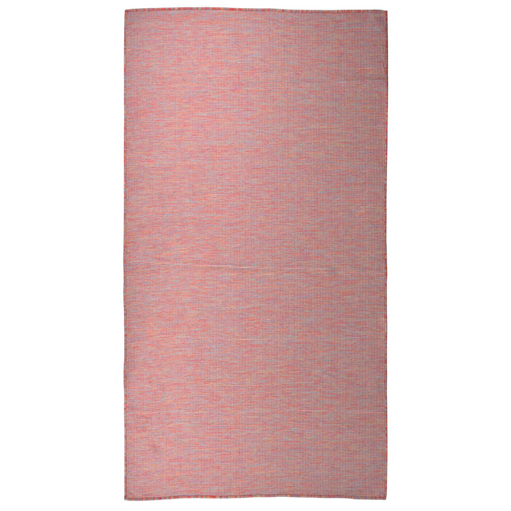 vidaXL Buitenkleed platgeweven 80x250 cm grijs