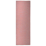 vidaXL Buitenkleed platgeweven 80x250 cm grijs