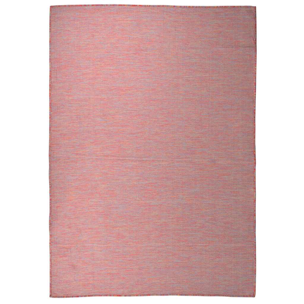 vidaXL Buitenkleed platgeweven 80x250 cm grijs