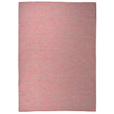 vidaXL Buitenkleed platgeweven 80x250 cm grijs