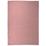 vidaXL Buitenkleed platgeweven 80x250 cm grijs