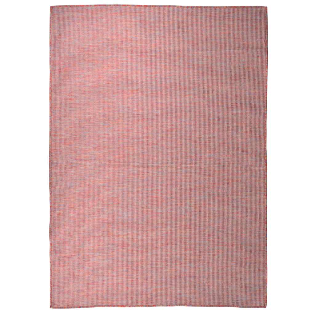 vidaXL Buitenkleed platgeweven 80x250 cm grijs