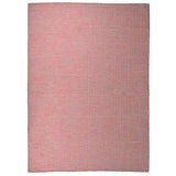 vidaXL Buitenkleed platgeweven 80x250 cm grijs