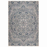 vidaXL Buitenkleed platgeweven 80x250 cm grijs