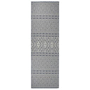 vidaXL Buitenkleed platgeweven 80x250 cm grijs