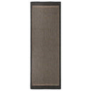 vidaXL Buitenkleed platgeweven 80x250 cm grijs