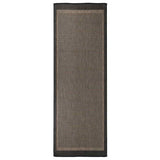 vidaXL Buitenkleed platgeweven 80x250 cm grijs