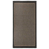 vidaXL Buitenkleed platgeweven 80x250 cm grijs