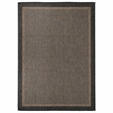 vidaXL Buitenkleed platgeweven 80x250 cm grijs