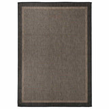 vidaXL Buitenkleed platgeweven 80x250 cm grijs