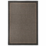 vidaXL Buitenkleed platgeweven 80x250 cm grijs