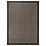 vidaXL Buitenkleed platgeweven 80x250 cm grijs