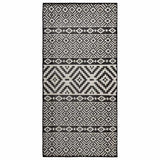 vidaXL Buitenkleed platgeweven 80x250 cm grijs