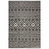 vidaXL Buitenkleed platgeweven 80x250 cm grijs