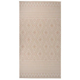 vidaXL Buitenkleed platgeweven 80x250 cm grijs