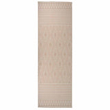 vidaXL Buitenkleed platgeweven 80x250 cm grijs