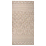 vidaXL Buitenkleed platgeweven 80x250 cm grijs