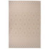 vidaXL Buitenkleed platgeweven 80x250 cm grijs