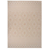 vidaXL Buitenkleed platgeweven 80x250 cm grijs