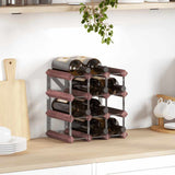 vidaXL Wine Rack for 12 Bottles Solid Pine Wood