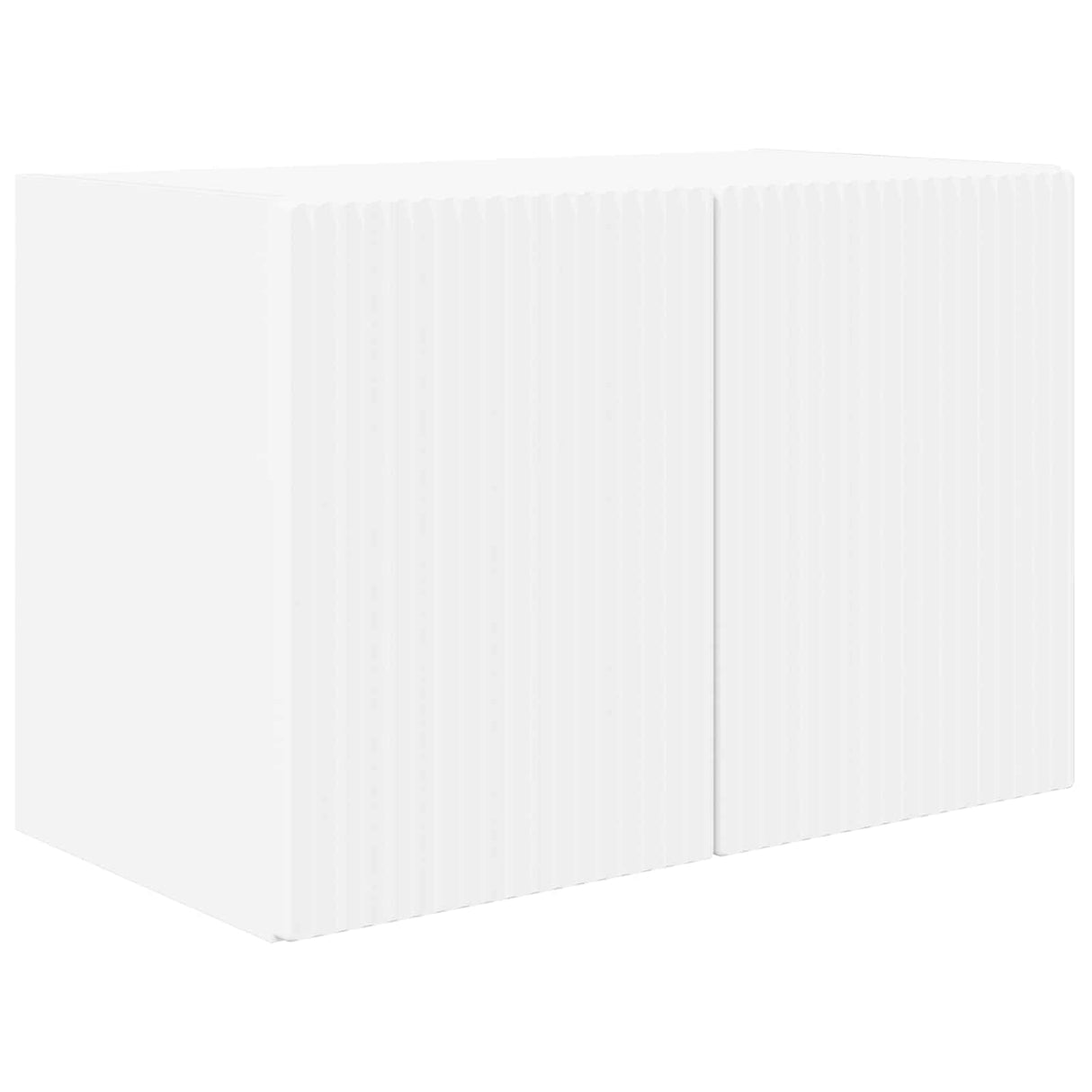 vidaXL TV Wall Cabinet Set Wall-Mounted 4 pcs White Engineered Wood
