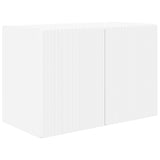vidaXL TV Wall Cabinet Set Wall-Mounted 4 pcs White Engineered Wood