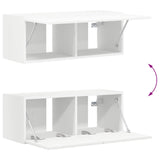 vidaXL TV Wall Cabinet Set Wall-mounted 6 pcs White