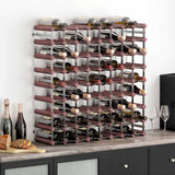 vidaXL Wine Rack for 12 Bottles Solid Pine Wood
