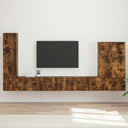 vidaXL Tv Wandkast Set Wandgemonteerd 6 pcs Wit