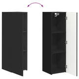 vidaXL Tv-meubelset Wandgemonteerd 3 pcs Wit Bewerkt hout